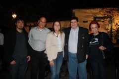 Tomas Portella, Rômulo Marinho, Paula Barreto, Rogério Bonato e Lucy Barreto