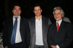 Shandler Santos, Emiliano Tibães e Eimar Tibães
