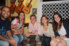 Christopherson Miranda,  Ohana Monteiro, Sérgio Gramático Jr, Marcela Gramático e Bel Azeredo