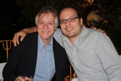 Tavynho Bonfá e Omar Marzagão, do sarau Criar (Foto: Elias Nogueira)