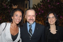 Alicinha Silveira, Ricardo Cravo Albin e Malena Barreto (Foto: Marco Rodrigues)