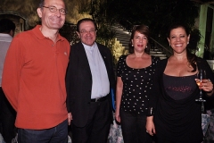 Philippe e Lalá Delleur,  Cônego Abílio Soares de Vasconcelos (Academia Luso-Brasileira de Letras) e Morana 
