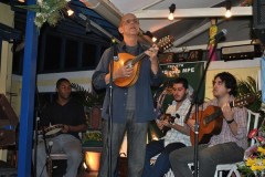 Os artistas deram, literalmente, um show