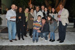 Ricardo Cravo Albin com o grupo MPE, empresa de engenharia