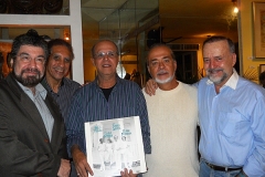 Os amigos, presentes à homenagem, relembram a produção musical de Paulo Moura. Um verdadeiro mestre.