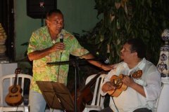 Paulinho Mocidade e Claudinho Guimarães, o samba contagiou o público