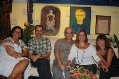 Stella Caymmi, Arthur Xexéo e amigos