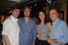 Georges Gachot com alguns convidados