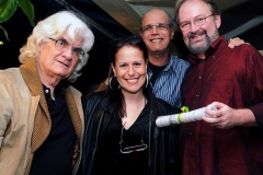 O Maestro Marlos Nobre, Ithamara Koorax e Joel Nascimento, na entrega do Diploma Ernesto Nazareth para o homenageado