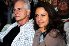 O casal Cristina e Luiz Alfredo Salomão
