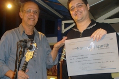 Joel e Josimar comemoram a homenagem