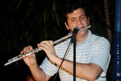 O som da flauta iluminou a noite de Choro na Urca
