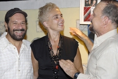 O casal João e Ângela Bosco conversa com Ricardo Cravo Albin no Museu do Casarão