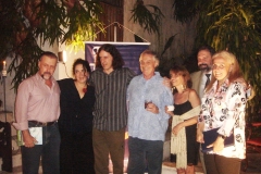 Cravo Albin, Olívia Hime, Geraldinho Carneiro, Francis Hime, entre outros amigos